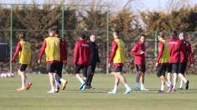 A Milli Futbol Takımı, İtalya maçı hazırlıklarına devam etti